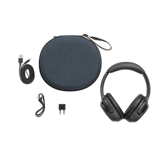 JBL Tour One - Black - Wireless over-ear noise cancelling headphones - Detailshot 1